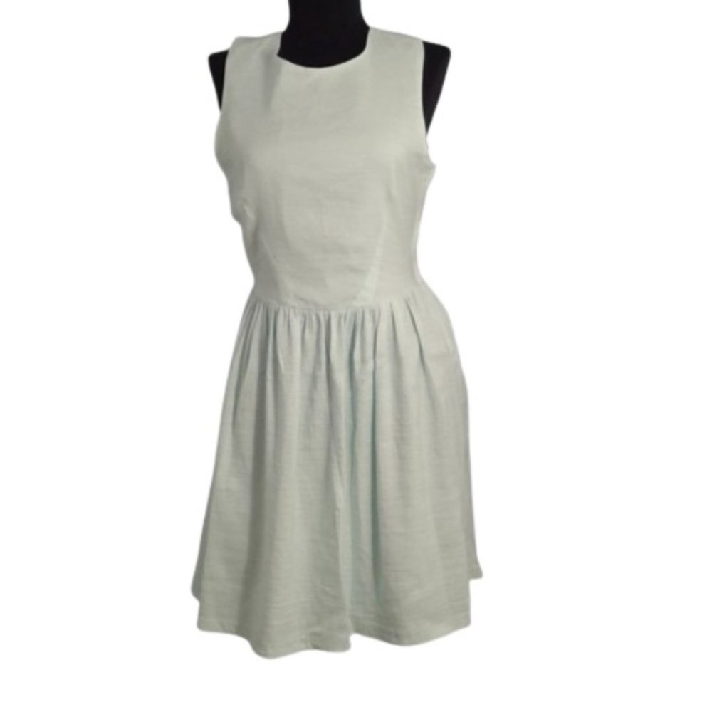 H&M 6 Mint Green sleeveless Summer Dress NEW!